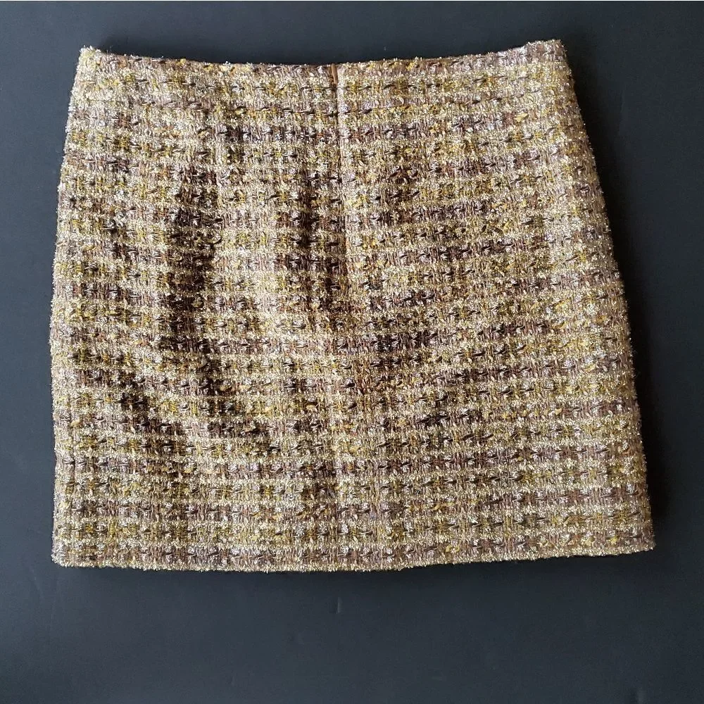 J. Crew gold glitter